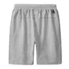 Summer Sports Shorts Homens calças cortadas soltas Elastic de malha de algodão grande 63k8