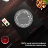 Table Mats 1Pcs Silicone Induction Cooker Protection Pad Fiberglass Cooktops Magnetic Non-Slip Scratch Protector Heat Resistance