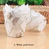 Backformen 50pcs DIY Muffins Papierkuchen Dekorieren Werkzeuge Cupcake Liner Wrapper Tulpbrotformzubehör C2669