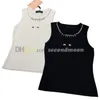 Crystal Neck Tanks Topp Kvinnor Snabbtorkning Vest Crew Neck Sport Tops Elastic Sticked T -shirt