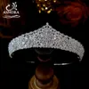 Bijoux de cheveux de mariage CZ Tiaras de 15 ans Bride Mariage DiaDem Couronne pour les filles Bandons de cheveux avec pierres et cristaux Accessoires Bijoux Femmes L46