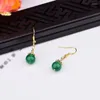 Boucles d'oreilles en peluche 1 paire année mode simple bijourie tempérament hanfu cheongsam bijoux accessoires vintage girl girl cadeau