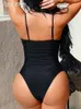 Женские купальники Vigoashely 2024 Sexy Upwire Push Up Women Hollow Patchwork One Piece Swimsuit Monokini Без спины летний купальный костюм