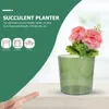 Vases Arrangement de fleurs Pots de godet Vase Plastique Plastique Conteneur de cylindre Floral Grand Round Office Decor