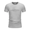 Camisetas masculinas 2024 Novo camiseta de manga curta casual com impressão de carros design de moda de moda desgaste de pisca de pênicitura básica 2445