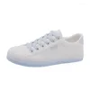 Fitness Shoes Women Spring Summer Light Purple Sky Blue Sneakers White Casual Girls All Match Basic Cloth Vulcanized Mixed Colors