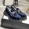 Дизайнерские платьев для обуви Sole Loafer Luxury Women Platform Обувь черная красная холст резиновые дамы высококачественные подлинные кожа