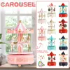 Decorative Figurines European Carousel Music Box Children's Birthday Gift Student