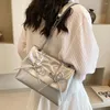 Totes Bow Tie Shoulder Bag With Chain Strap PU Leather Trendy Crossbody Flap Casual Purse Hasp Closure Underarm