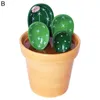 Cucchiai unica unica cucchiaio compatto chiare chiare scade riusabile adorabile forma di cactus che misura di colore brillante