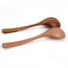 Spoons Non Scratch Round Tableware Teaspoon Cooking Kitchen Wooden Spoon Soup Ladle Tablespoon