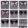 Headband Cute Cat Fox Faux Fur Ear Hair Hoops Hairband Ears Halloween Christmas Fancy Dress Cosplay Clip Lolita Girls Band Decoration Ottao