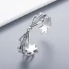 quality Chrome High jewelry bracelet hollow cross flower open end bangle ring Hip Hop niche design retro personality fashion designer jewelry gift wholesale er