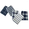 Table Mats Cotton Color Woven Kitchen Towel Blue Series Household Dish Tea