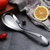 Spoon 1 pc maniglia lunga cucchiaio di riso in acciaio inossidabile gemelli per la cucina per casa ristorante (argento)