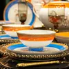 Schalen High-End-Sense-Schüssel nach Hause 2024 Leichte Luxus Jingdezhen Keramik und Platten Hauswärmendknochen China