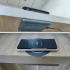 Chargers Chargeur Larfail Wireless Charger Invisible Marble Desktop Furniture Under Table Adsorption cachée pour iPhone 12 13 Pro Samsung S21