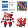 Figures de jouets d'action Super Wings Grands robots costumes Jett Donnie 3 dans 1 Robot VehicleAirplane Figures d'action Transformer les jouets pour les enfants L240402