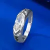 Cluster Rings Wong Rain Personality 925 Sterling Silver Marquise Cut 5 10 MM Lab Sapphire Gemstone Ring For Women Wedding Party Jewelry