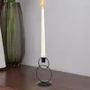 Candlers Nordic Double Ring Holder Metal Candlestick Candlelabrum Stand Dîner Candlelight Dîner G99A