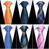 Галстуки -бабочки 8 см галстук мужчины Gravatas Classic Many Color Design Silk Seartie Accessories Accessories Полосатый синий мужчина офис