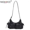 Hobo PU Leather Flap Crossbody Bags Fashion Women Shoulder Bag Luxury Purse Handbag Vintage Adjustable Strap Travel Vacation