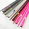 Professionele biljart pool koolstof signalen kleurrijk 12 snooker biljart cue stick 95 mm kleine kop zwart acht 240325