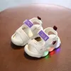 First Walkers 2024 zomer 0-3 jaar oude kindersandalen zachte zool anti slip wandelschoenen voor jongens en meisjes baby