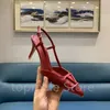 Designer de luxe Red High Heels des talons hauts pour femmes minces avec des chaussures de femmes nue nue mate nue