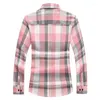 Marque de chemises décontractées pour hommes pour 2024 Spring automne à manches longues Flanelle Korea Style Oversize 6xl 7xl Shirt Plaid Harajuku Vêtements