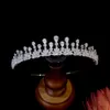 مجوهرات شعر الزفاف البسيطة تاج الزفاف ملحقات شعر الزفاف المجوهرات أزياء CZ Tiaras Crystal Crystal Beadbledfree Shipping for Birtay Party Gifts L46