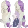 Party Supplies Anime Bungou Stray Dogs 4e saison Sigma Cosplay Wig 90 cm de long Staight Purple pour