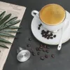 Recafimil wiederverwendbarer XXL -Kaffeekapsel für die Maschine Pod Edelstahl nachfüllbarer Crema -Kaffeefilter 240326
