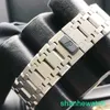 Mens AP запястье Watch Series серия Oak Precision стальная черная тарелка 26300 -й автоматический механический 42 -мм календарь часы Мужские часы