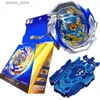 Conjunto de caixa superior giratória B-154 Imperial Dragon GT B154 Spinning Top com Spark Launcher Box Childrens Toys L240402