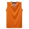 Tops cerebbe maschili Arrivo Prodotto estivo Summer T-shirt senza maniche di cotone più taglia L XL 2xl 3xl 4xl 5xl 6xl