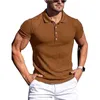 Polos masculins S-5xl! 7 couleurs!Été vendant du polo mode décontracté t-shirt t-shirt respirant des vêtements pour hommes