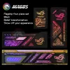 Fall Mod PC Case Panel RGB Lighting Board Backplate For Asus Rog Strix Helios Case, Support M/B Sync, 5V ARGB UV Mirror Customization