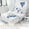 Bedding Sets BeddingOutlet Geometric Set Starry Sky Duvet Cover Watercolor Comforter Abstract Moon Modern Bed Dropship