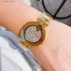 Relógios de pulso Mulheres designer de luxo Swiss Ment Women es Crystal Glass Set com diamantes 316L Strapata de mostrador de aço inoxidável S L46