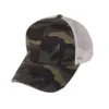 Imprezy kapelusze krążą Cross Mesh Back Baseball Cap 10 Kolory Umyjane zmarły Bun Bun Ponycap Trucker Hat Drop dostarczenie domu ogród świąteczny su dhdfu