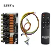 مكبر الصوت Lusya Sound Sound Source Superting 6way Audio Inport 2 Way Output Signict Switch Switch Switching Board E3009