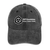 Berets SCP Foundation（Black）Cowboy Hat Luxury Cap Western Baseball Women Men's