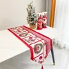 Tala de mesa 33 180 cm de Natal Explosões Decorações de toalhas de algodão que vende decoração de tapete caseiro