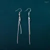 Dangle Earrings Cellacity Temperament Women's Silver Graceful Female Tassel Drop-Earrings Fashion Long Ear-drops Elegant Party Jewelry