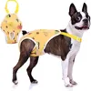 Hundkläder Diaper Sanitary trosor med hängslen Pet Fysiologiska byxor Justerbara bekväma underkläder för kvinnliga hundar Accesorios