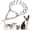 Dog Collars 2024 Necklace Chain Chrome Stainless Steel Collar With Protective Case Size Individually Adjustable