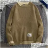 Mensagens de masculino harajuku jumper jumper de malha de todos os jogos de alta qualidade masculino japonês suéter de gola alta masculina moda grande tamanho de malha OTET9