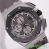 AP Brand Wristwatch Royal Oak Offshore 26400 Zegarek męski Chronograph Automatyczne mechaniczne szwajcarskie zegarek Sport Sports Fashion Watch Luksusowy wskaźnik 44 mm