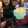 Schalen Silikon Mikrowelle Popcorn Schüssel Klappbarer Maker -Eimer mit Deckelklapper großer Kapazität Küchenbackwerkzeuge